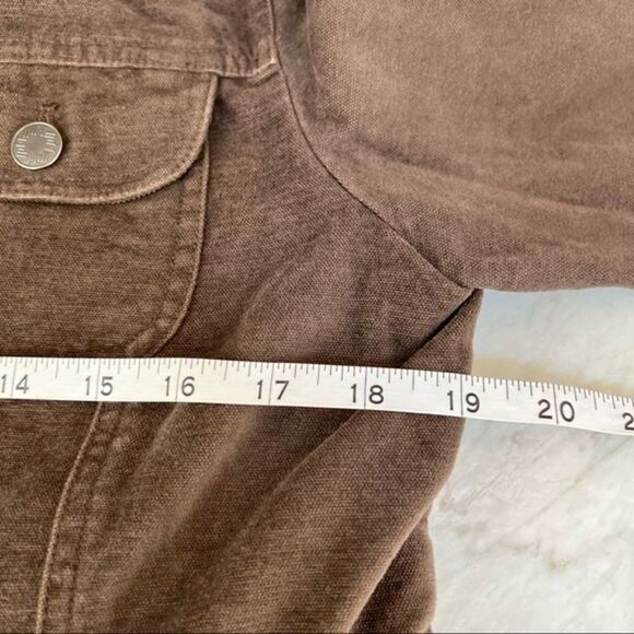 J. Jill Button Front Corduroy Casual Jacket Size MP Brown 100% Cotton. - Picture 3 of 6